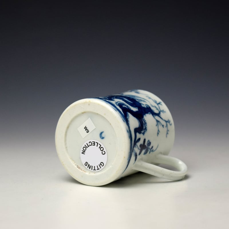 Worcester Prunus Root Pattern Coffee Can c1760-80 (5)