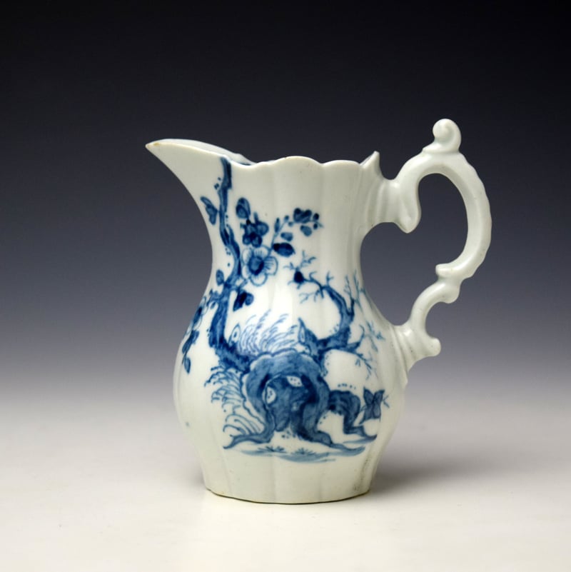 Prunus Root Pattern Cream Jug c1756-60