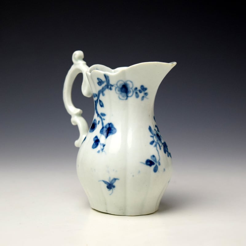 Worcester Prunus Root Pattern Cream Jug c1756-58 (3)