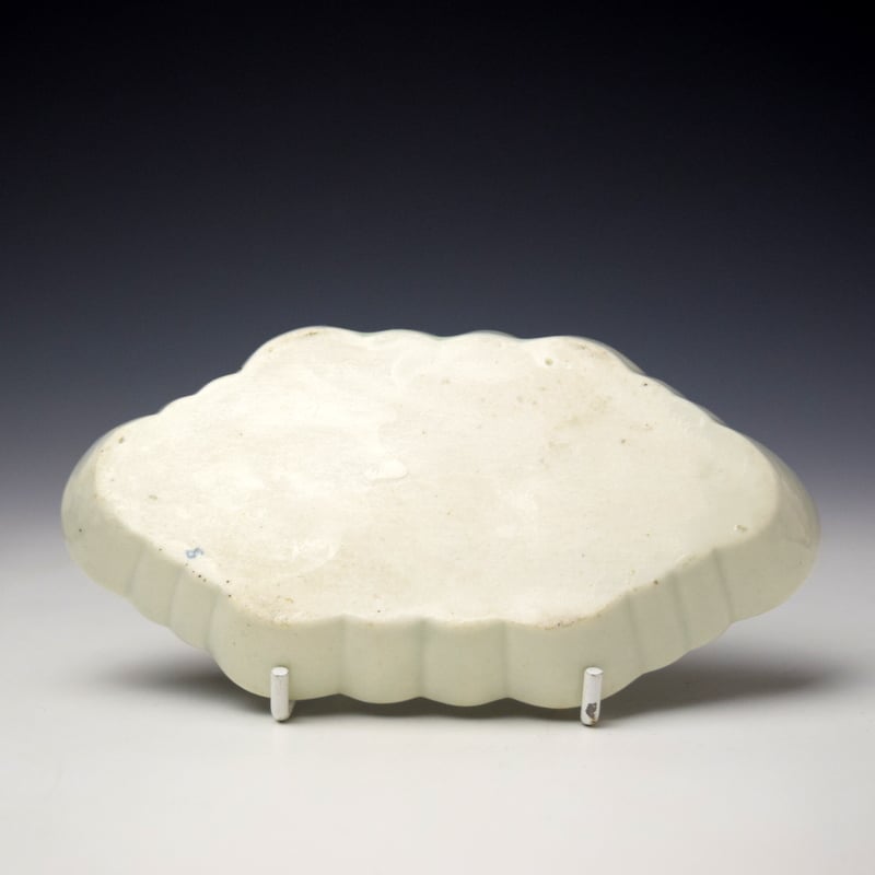 Worcester Rock Warbler Pattern Spoon Tray c1754-60 (2)