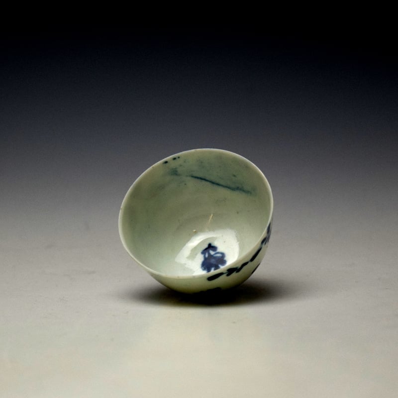 Worcester Rock Warbler Toy Teabowl and Saucer c1756-60 (6)