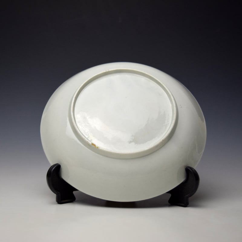 Worcester Scarlett Japan Pattern Saucer Dish C1765-70 (2)
