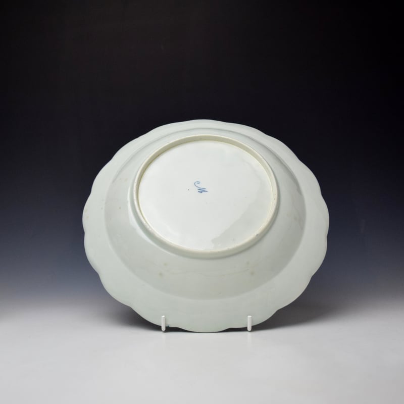 Worcester Sir Joshua Reynolds Pattern Fluted Dish c1770-75 (2)