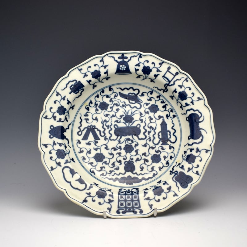 Hundred Antiques Pattern Plate c1770-75