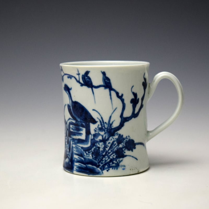Worcester The Nesting Crane Pattern Small Mug c1758 (1)