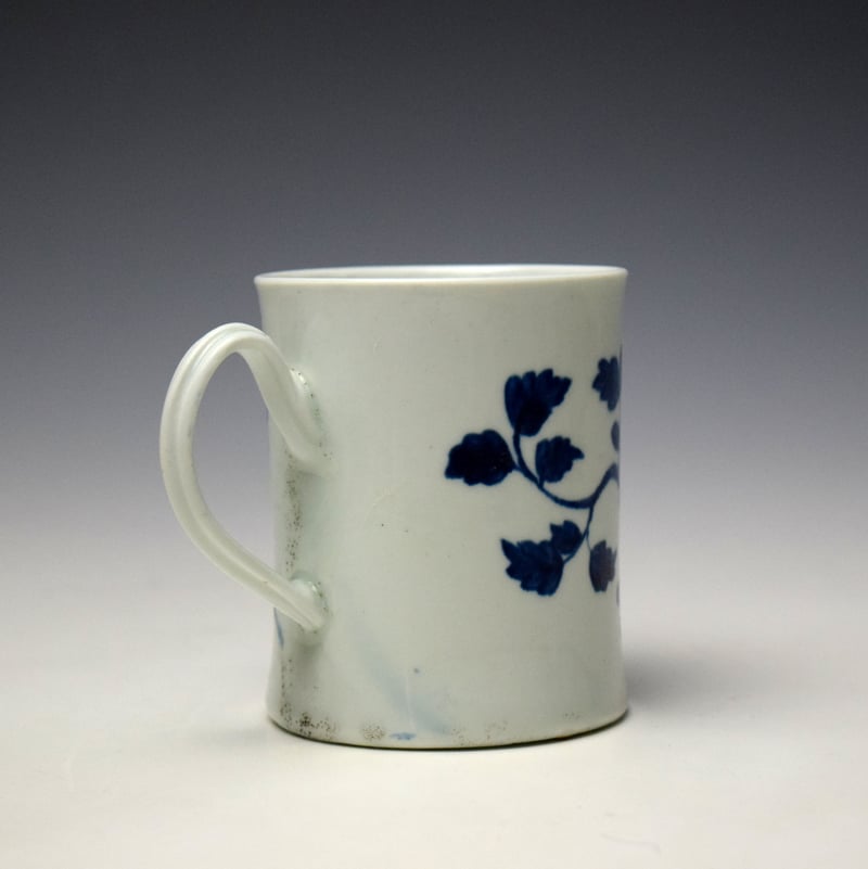 Worcester The Nesting Crane Pattern Small Mug c1758 (4)