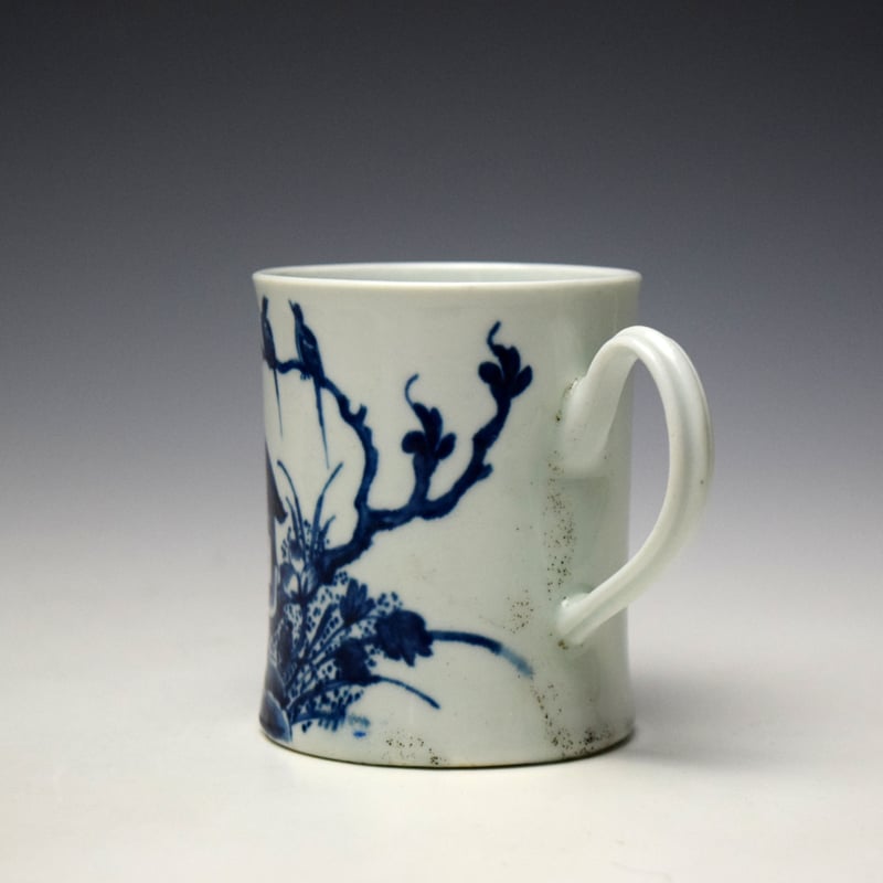 Worcester The Nesting Crane Pattern Small Mug c1758 (5)