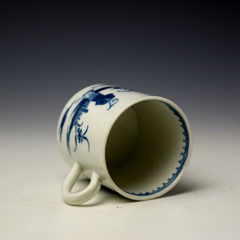 Worcester The Waiting Chinaman Pattern Coffee Can c1770 (4)