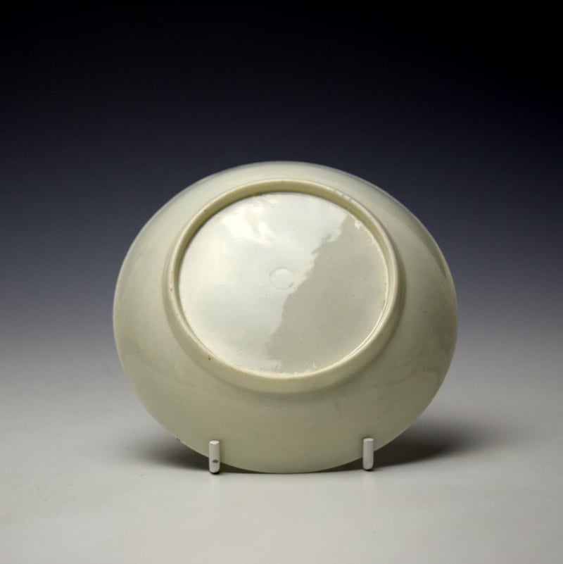 Worcester Thunder and Lightning Pattern Teabowl and Saucer c1768-72 (9)