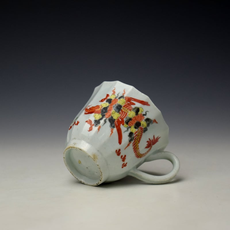 Worcester Two Crab Pattern Coffee Cup c1760 (5)