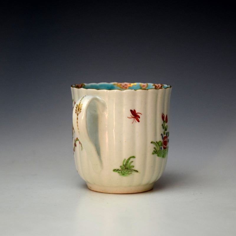 Worcester Two Quail Pattern Trio c1768-72 (11)