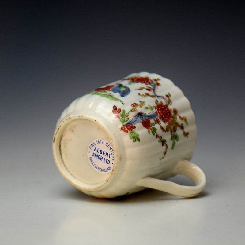 Worcester Two Quail Pattern Trio c1768-72 (14)