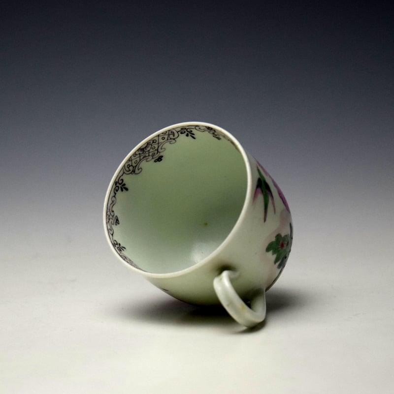 Worcester Valentine Pattern Coffee Cup c1768-72 (5)