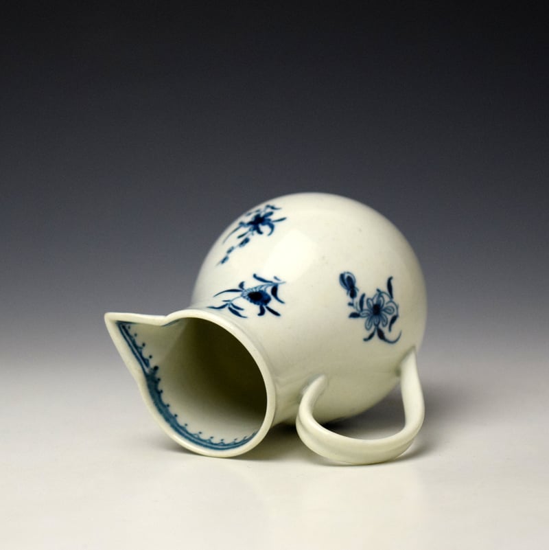 Worcester Waiting Chinaman Pattern Sparrow Beak Jug c1770-75 (5)