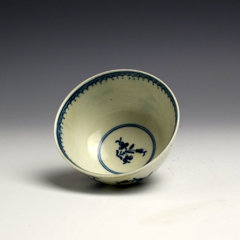 Worcester Waiting Chinaman Pattern Tea Bowl c1770-75 (3)