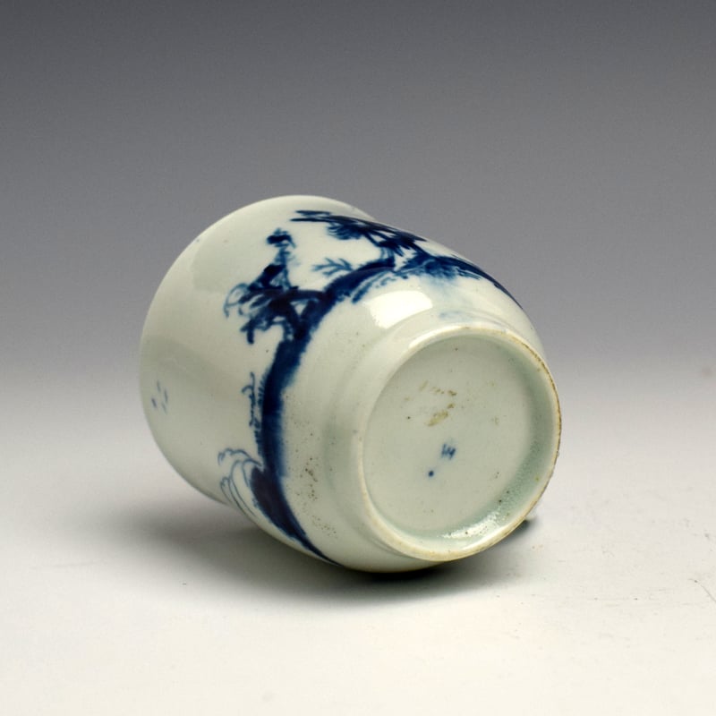 Worcester Walk in the Garden Pattern Coffee Cup c1756 - 58 (2)