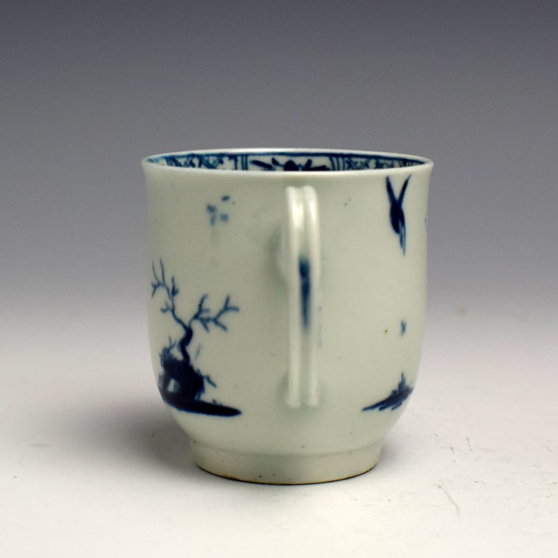 Worcester Walk in the Garden Pattern Coffee Cup c1756 - 58 (4)