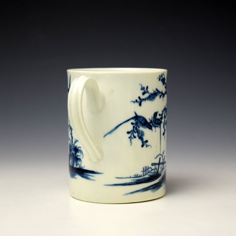 Worcester Walk in the Garden Pattern Small Mug c1760-65 (5)