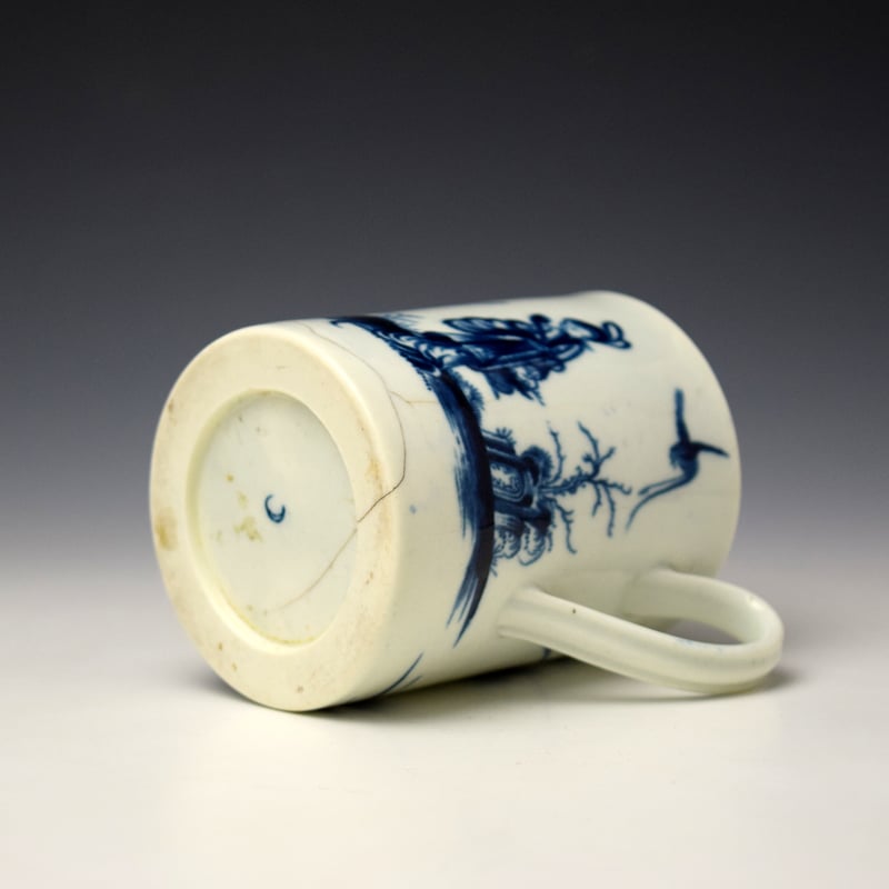 Worcester Walk in the Garden Pattern Small Mug c1760-65 (6)
