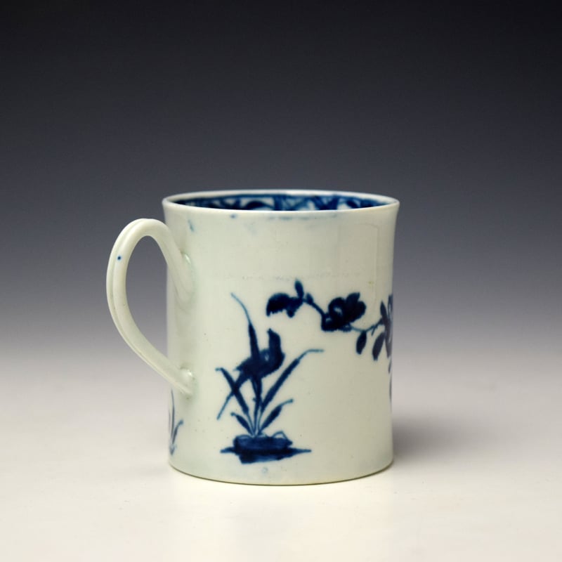 Worcester Warbler Pattern Coffee Can c1758 (3)