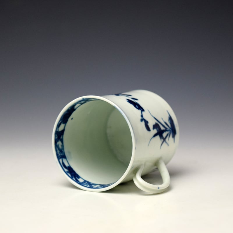 Worcester Warbler Pattern Coffee Can c1758 (4)