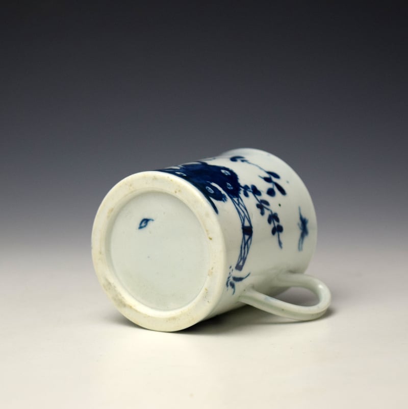 Worcester Warbler Pattern Coffee Can c1758 (5)