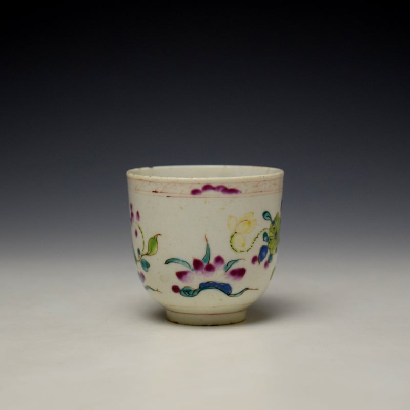 Bow Floral Pattern Coffee Cup C1756-60 (2)