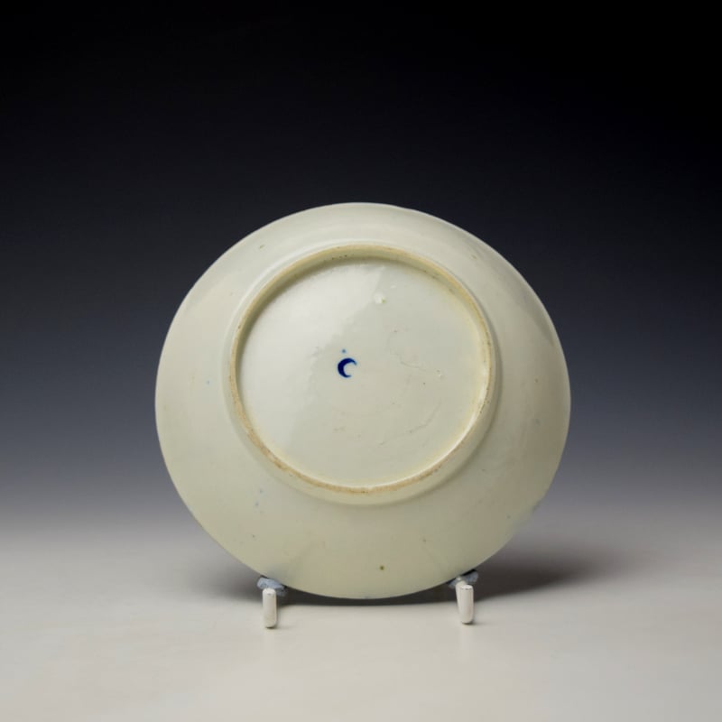 Worcester Argument Pattern Teabowl and Saucer c1780-90 (9)