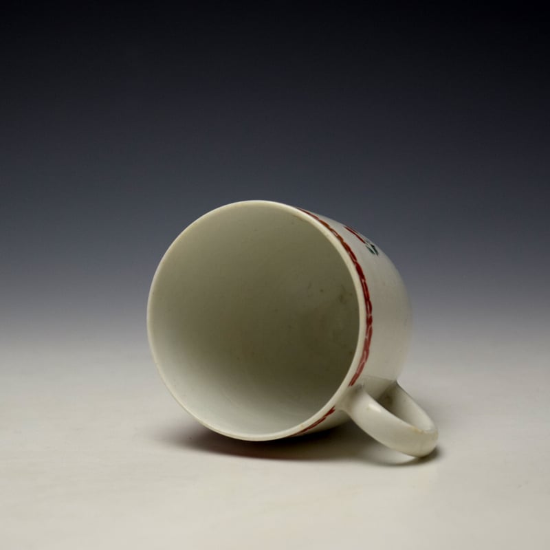 Bow Two Quail Pattern Coffee Cup c1760-65 (5)
