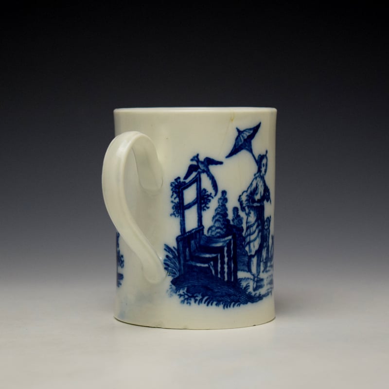 Caughley La Peche La Promenade Chinoise Pattern Small Mug c1776-92 (5)