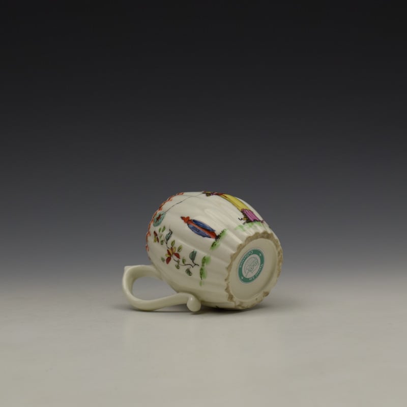 Derby Porcelain Fluted Cream Jug c1758-60 (10)
