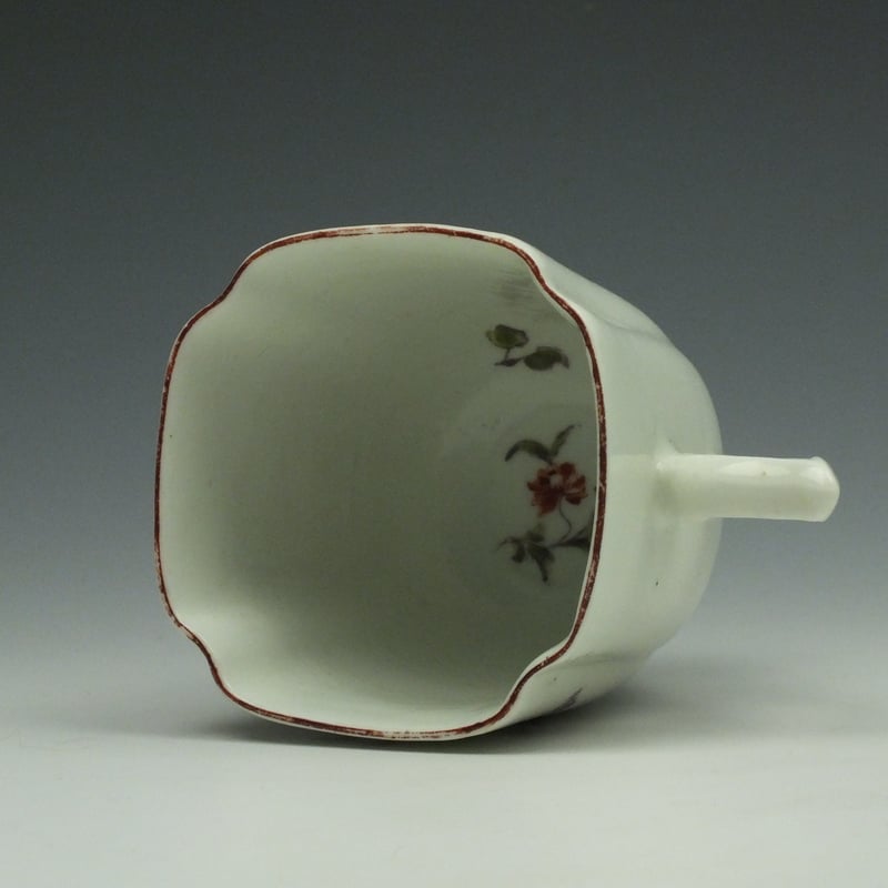 Early Derby Floral Pattern Coffee Coffee Cup c1756-60 (7)