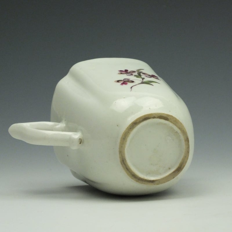 Early Derby Floral Pattern Coffee Coffee Cup c1756-60 (8)
