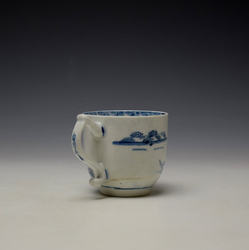 Lowestoft Elizabeth Johnson Pattern Coffee Cup c1765-68 (4)