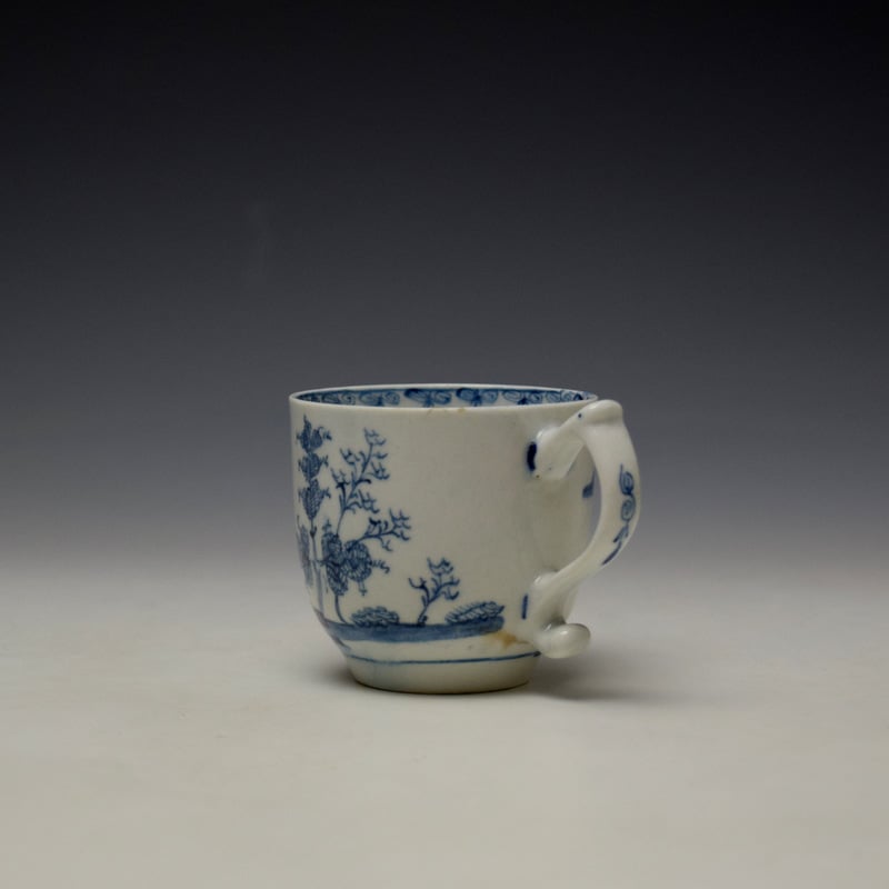 Lowestoft Elizabeth Johnson Pattern Coffee Cup c1765-68 (5)