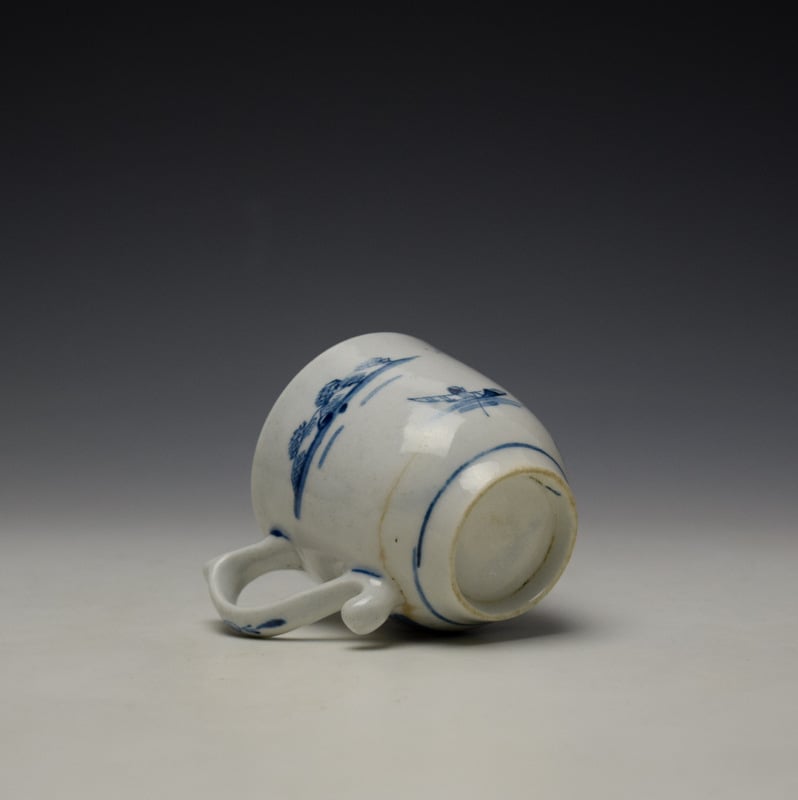Lowestoft Elizabeth Johnson Pattern Coffee Cup c1765-68 (7)
