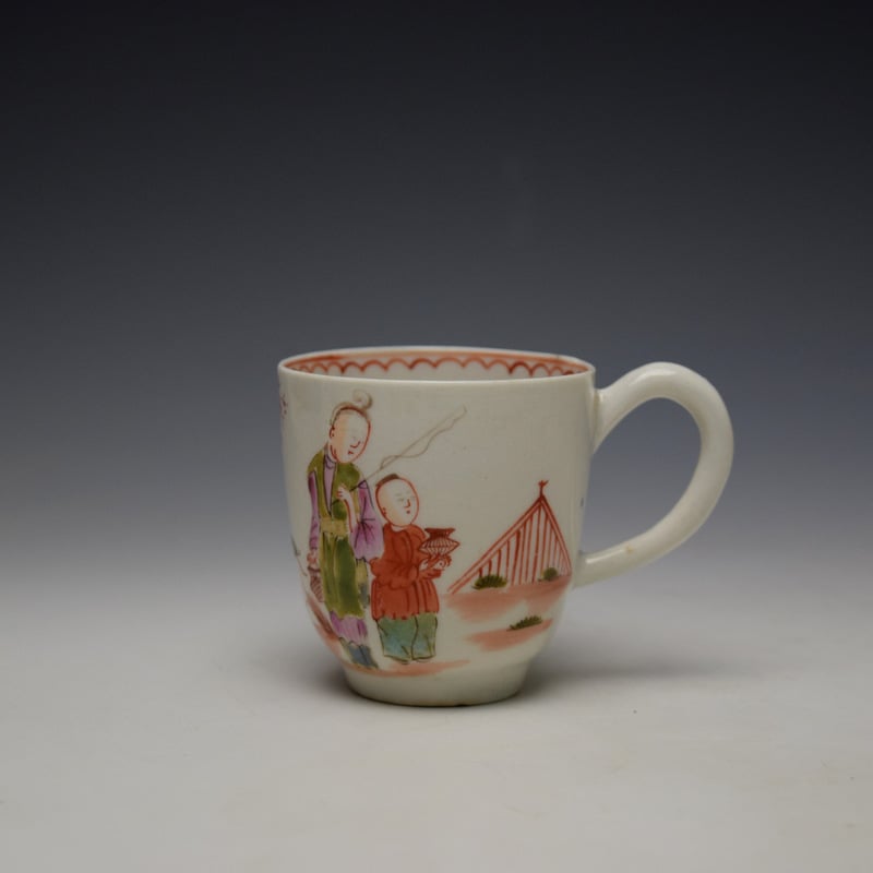 Mother and Child With Precious Objects Pattern Coffee Cup c1780-85