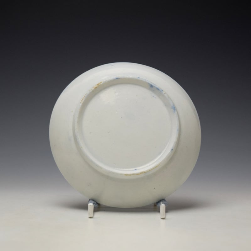 Lowestoft Rare Floral Pattern Teabowl and Saucer c1765-70 (10)