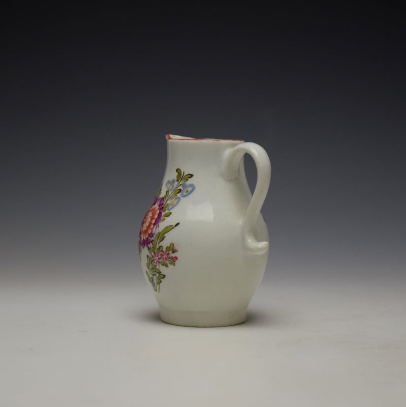 Lowestoft Tulip Painter Sparrow Beak Jug C1780-85 (4)