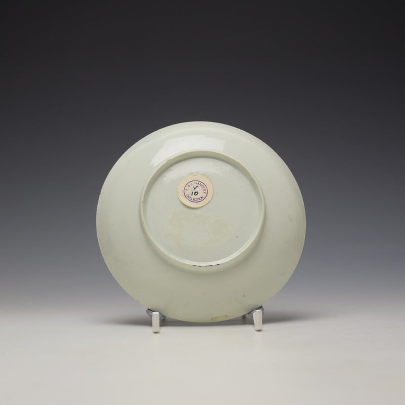 Vauxhall Tall Pagoda Willow Landscape Pattern Teabowl and Saucer c1755-60 (9)