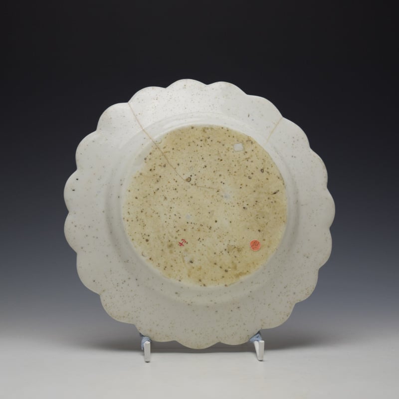 West Pans Floral Pattern Plate c1760-65 (3)