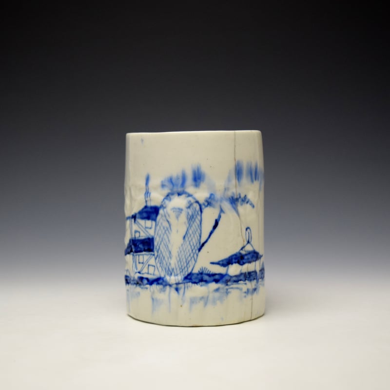 West Pans Landscape Pattern Mug c1760-77 (2)