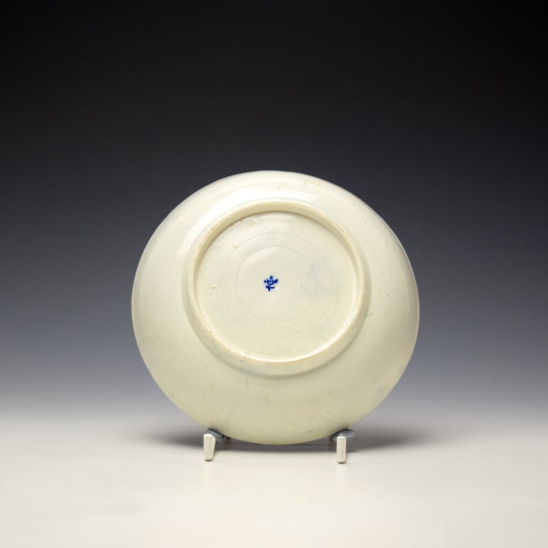 Worcester Argument Pattern Coffee Cup and Saucer c1780-85 (8)
