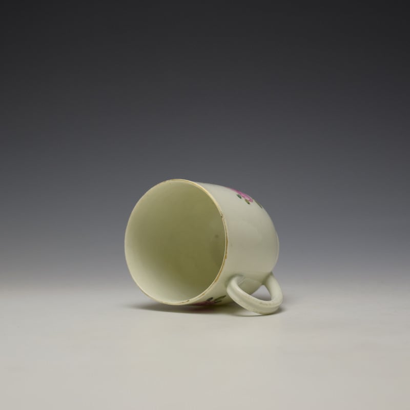Worcester Bird Perched on Rock Pattern Coffee Cup c1768-75 (6)