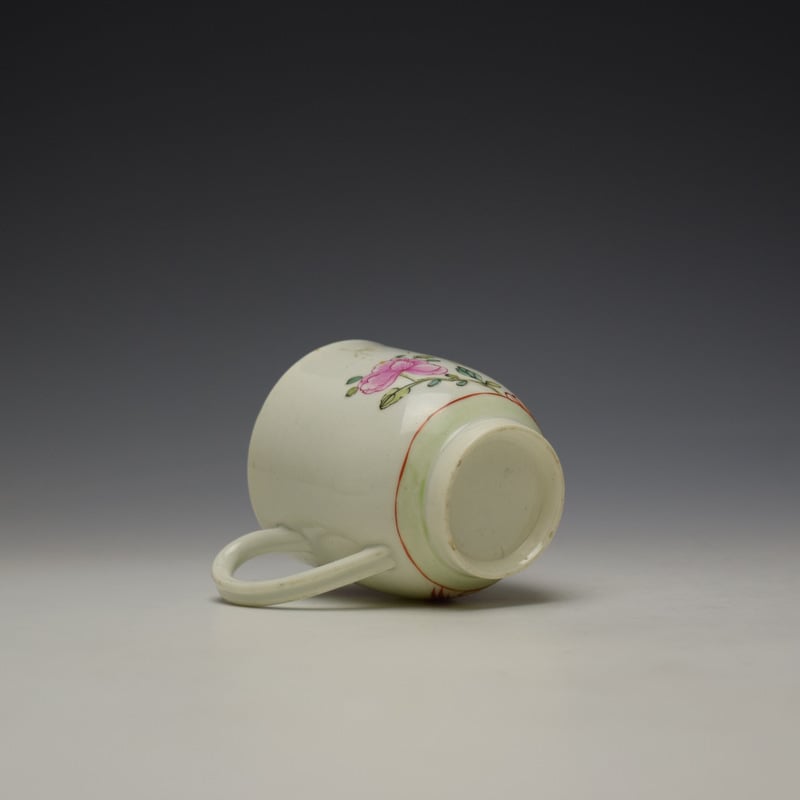 Worcester Bird Perched on Rock Pattern Coffee Cup c1768-75 (7)