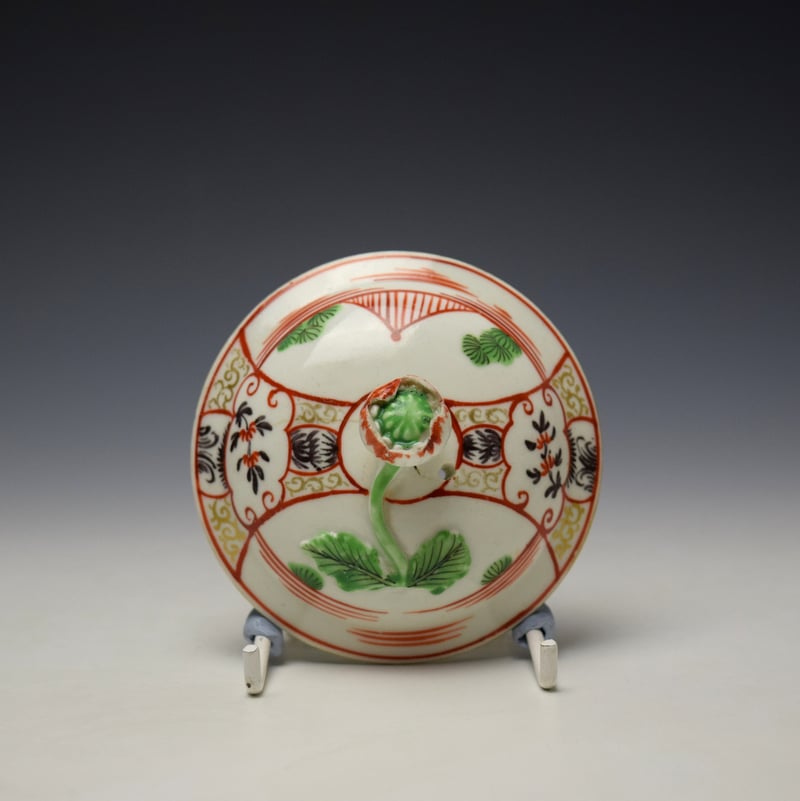 Worcester Mandarin Fish Monger Boy In the Window Pattern Teapot and Cover c1775-80 (11)