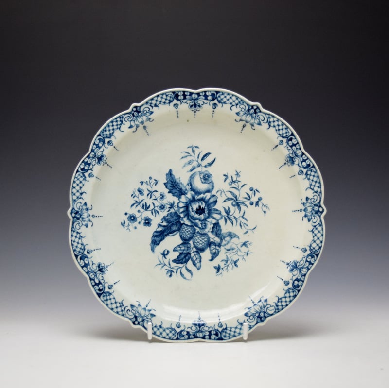 Pinecone Pattern 8" Dessert Plate c1770-80