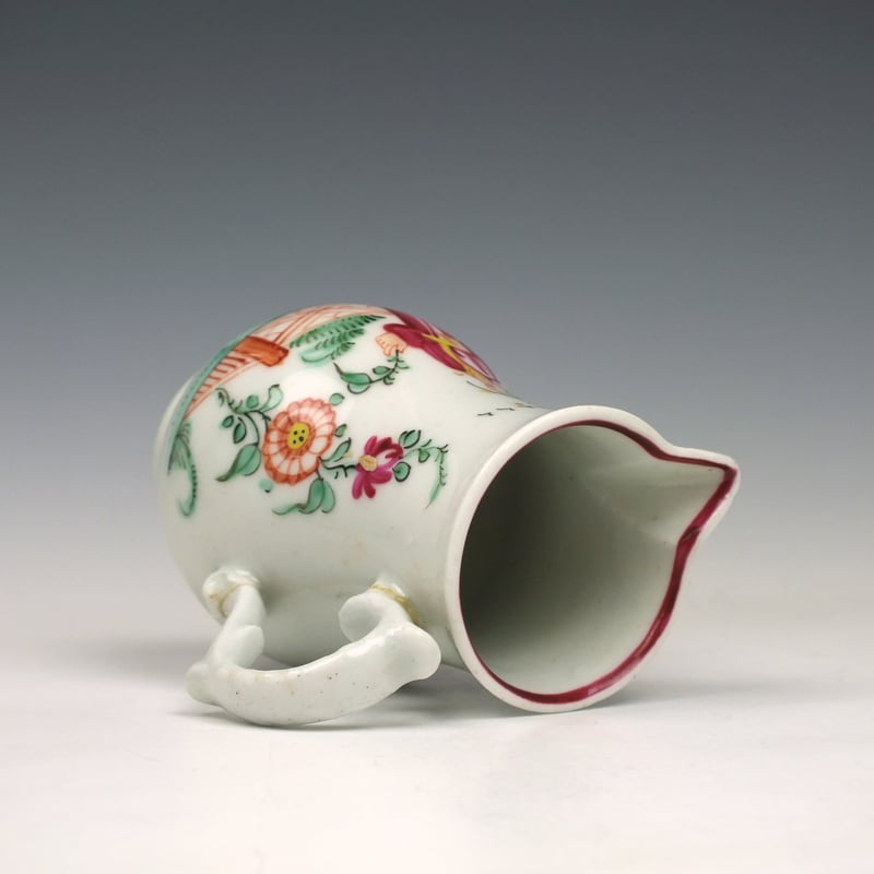 Badderley Littler Mandarin Pattern Sparrow Beak Jug c1780 (5)
