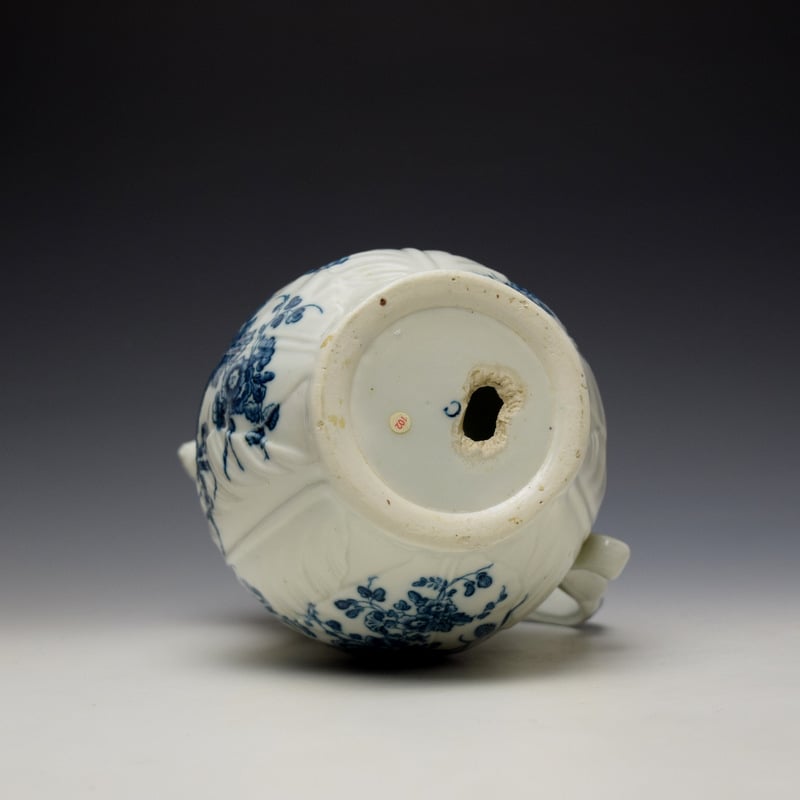 Caughley Bouquets Pattern Mask Spout Jug c1776-94 (7)