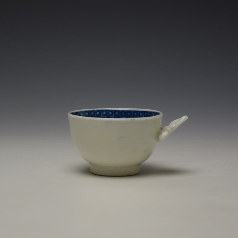 Caughley Fisherman Pattern Caddy Spoon c1777-92 (3)